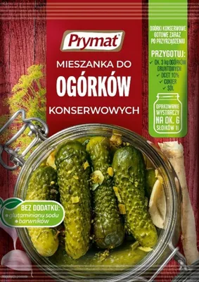 Zdjęcie produktu dla Mieszanka do ogórków konserwowych 40g - Prymat