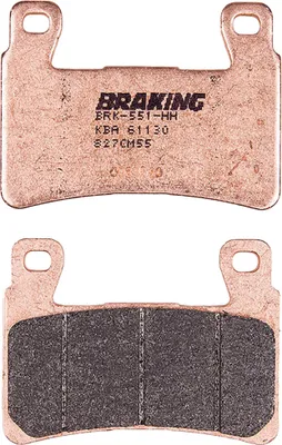 Obrázek produktu pro Braking 827cm55 Sinterované brzdové destičky Šedé  Šedé Jedna velikost