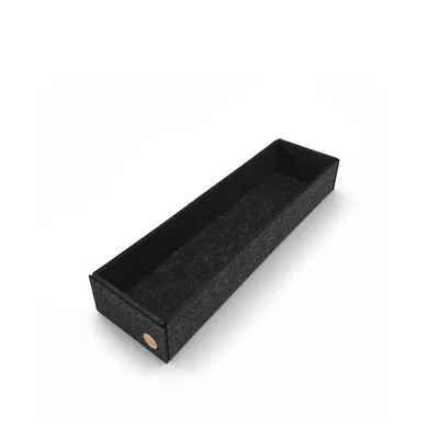Produktbild von Aufbewahrungsbox CLEAN Filz 50 x 14 x 8 cm ohne Deckel in anthrazit meliert