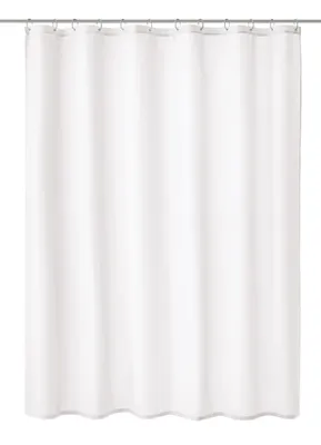Produktbild von KLEINE WOLKE DUSCHVORHANG POLYESTER WEIß WASSERDICHT 180X200