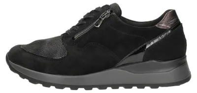 Productafbeelding van Waldläufer Hiroko Veterschoenen Laag - Zwart - Maat 38