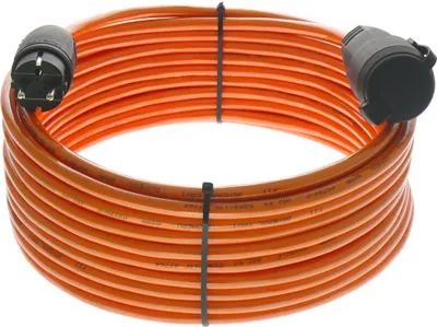 Produktbild von SCHUKO PUR Verlängerung H07BQ 230V IP44 Baustelle 3G1,5 / 3G2,5 5-50m, Querschnitt:3x1.5mm², Länge:5m