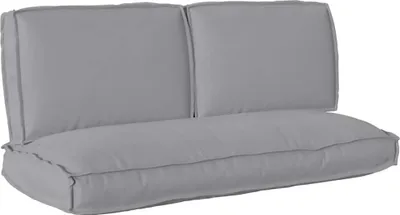 Produktbild von vidaXL Kissenset 3 pcs Grau Oxford-Stoff