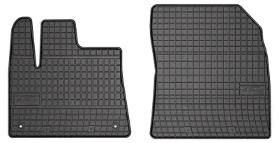 Image de Tapis avant en caoutchouc pour Peugeot Partner III depuis 2018 (monospace) – 2 pièces, noirs, sur mesure