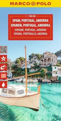 Immagine prodotto di Spain & Portugal Marco Polo Map – Lingua: Inglese