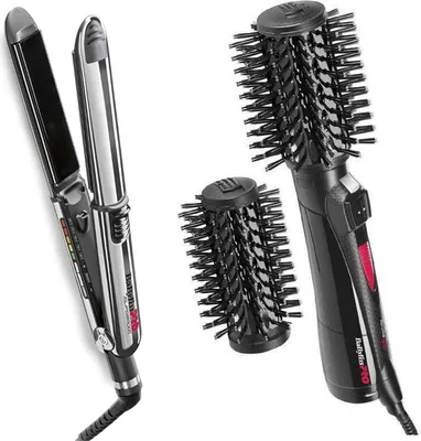 Produktbild von BaByliss PRO Elipsis 31mm Black BAB3000EPE + BaByliss PRO Rotating 800 Hot Air Styler BAB2770E