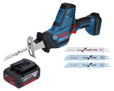 Obrázek produktu pro Bosch GSA 18V-LI C Professional akumulátorová přímočará pila 18 V + 1x akumulátor 4,0 Ah – bez nabíječky
