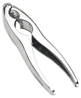 Nussknacker aus Metall, silber, 25 x 10 x 2 cm