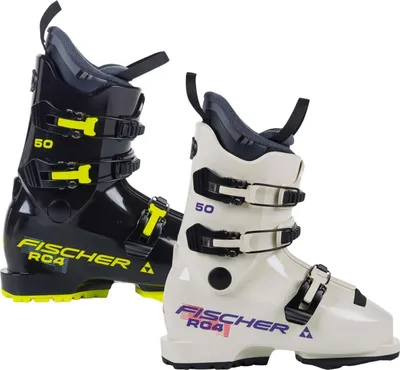 Produktbild von Skischuhe Skistiefel für Kinder / Jugendliche - Fischer RC4 50 JR GW - Flex 50 - Alpinskischuhe Alpin-Skistiefel Alpinstiefel - bequeme Passform - OnPiste - für sportliche Youngsters, Größe:MP22.0/22.5, Farbe:sand