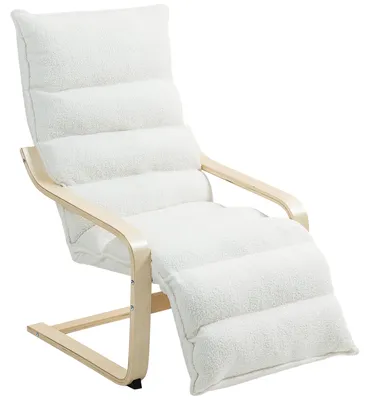 Produktbild von HOMCOM Relaxssessel Sessel mit Verstellbar Fußteil, Armlehne für Wohnzimmer