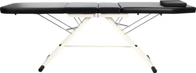 Produktbild von Massagetisch, ergonomisches Design, faltbares Merkmal, schwarz