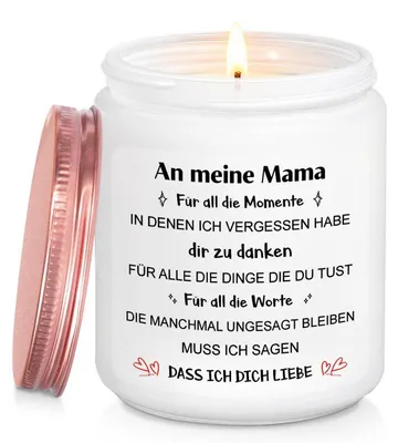 Produktbild von Duftkerze Lavendel 200g Sojawachs Geschenkbox 50h Brenndauer