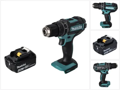 Produktbild von Makita DHP 482 M1 Akku Schlagbohrschrauber 18 V 62 Nm + 1x Akku 4,0 Ah - ohne Ladegerät
