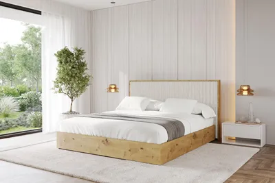 Produktbild von ALTDECOR Polsterbett mit Bettkasten -ENZO10 160x200 Creme, Lattenrost Boxbett mit Kopfteil und Stauraum Doppelbett ohne Matratze