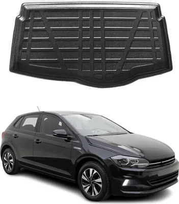 Immagine prodotto di Vaschetta portaoggetti per VW Polo VI 2017-2025 hatchback 5 trg nero