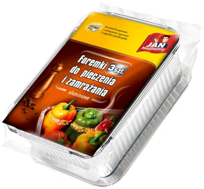 Immagine prodotto di Teglie da forno e da congelamento in alluminio 3 pz