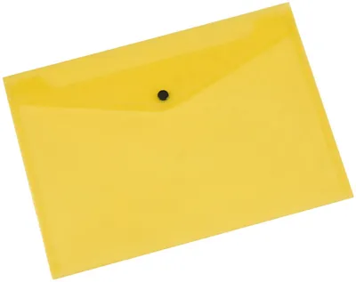 Produktbild von Connect Document Folder A4 Transparent Yellow, 24 cm, 30 cm, Gelb, 12 Stück