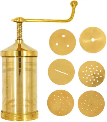 Idiyappam-Murukku-Pasta-Maker aus Messing, mit Nudelrolle