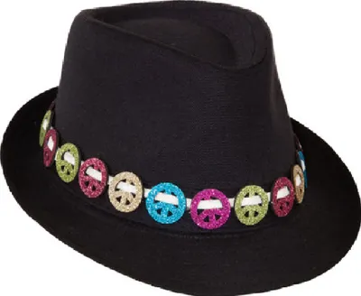 Produktbild von O23661.02 schwarz Damen Peace Hut Discphut