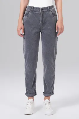 Produktbild von M.O.D Miracle of Denim DAISY Comfort Jeans Damen Iron Grey Cord