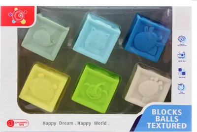 Obrázok produktu pre Gumové kocky 6 ks