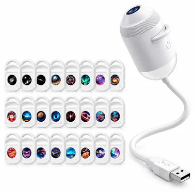 Galaxy Projektor Nachtlicht 2-in-1 USB 24 Filme