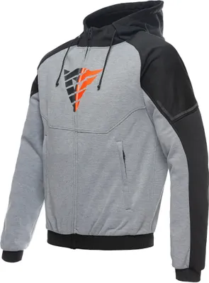 Zdjęcie produktu dla Dainese Daemon-X Safety Motorrad Zip Hoodie, grau/schwarz/rot, 58
