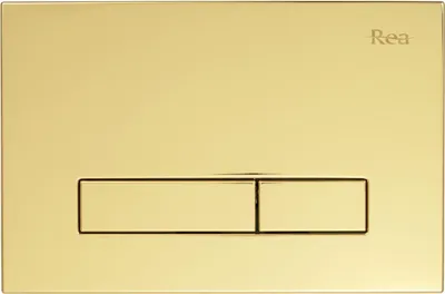 Produktbild von Drückerplatte Für Unterputzspülkasten REA K011A-Q Gold 3,5X24,5X16Cm