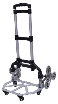 Image de Échelle pliante Trapkar - 10 roulettes - Capacité de charge de 165 Lbs - Aluminium