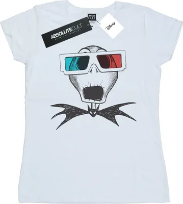 Produktbild von Disney - "Nightmare Before Christmas" T-Shirt für Damen BI35674 (XL) (Weiß)