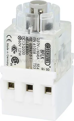 Immagine prodotto di Georg Schlegel Contatto luminoso, 1Ö + 1S Contatto BF_K, illuminabile Attacco a vite, sezione 2,5 mm² -