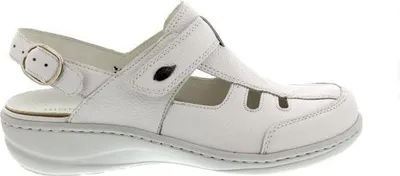 Produktbild von Waldläufer Heria, Clog, Pigalle (Glattleder), weiss, Klettverschluss, Weite H 408704-172-150 38 1/2