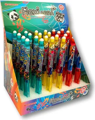 Produktbild von Flexi Abra Wild Radierkugelschreiber (24 Stück) PENMATE