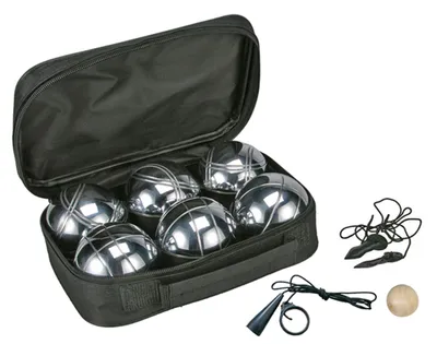Produktbild von Boule Set Boccia 6 Kugeln Metallkugeln