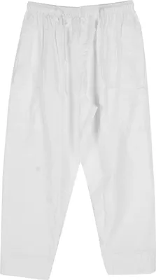 Zdjęcie produktu dla Männer Muslimische Hosen Polyester Baumwollloosstil mit Taille Elastic Band Afghan Hosen Kleidung (Weiß L)