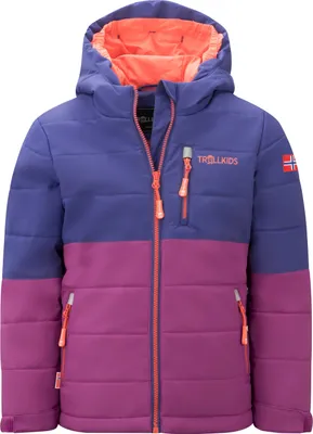 Produktbild von Trollkids Jungen Wasserdichte Jacke Lila 513-154 Grösse 110