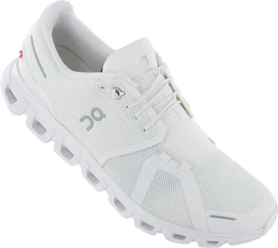 A white ON Running Cloud 6 sneaker is shown against a white background.