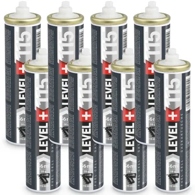 Produktbild von LEVEL+ Ersatzkartusche für Nagler 8 St. 115mm 56ml L+115