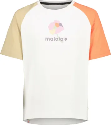 Produktbild von Maloja ValspregnaG LA VIA Enduro-Shirt für Kinder, 3/4-Ärmel, weiss, Größe 128