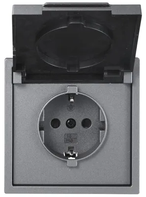 Produktbild von Schutzkontakt-Steckdose McPower Shallow 250V/16A UP IP44 Steckanschluss