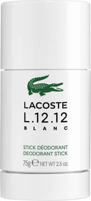 Immagine prodotto di Lacoste, Eau de Lacoste L.12.12 Blanc, 24h Protection, Deodorant Stick, For Men, 75 g