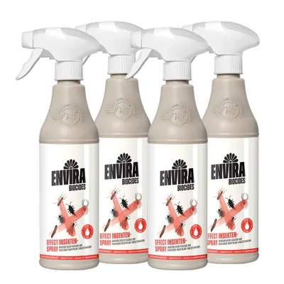 Produktbild von Envira Universal Effect Insekten Abwehrspray - EXTRA Starke Formel im Vorteilspack 4x500ml