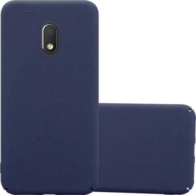 Produktbild von Cadorabo Schutzhülle für Motorola MOTO Z PLAY Hülle in Blau Etui Hard Case Handyhülle Cover