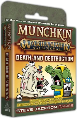 Image de Munchkin Warhammer Age of Sigmar Death and Destruction - Extension du jeu de cartes - Edition ENG