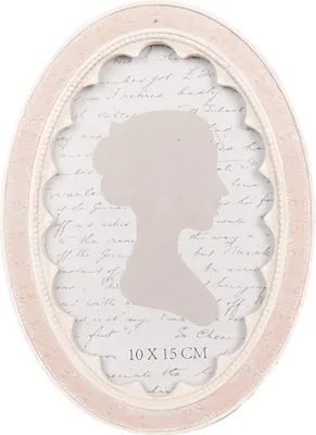 Produktbild von Clayre & Eef Bilderrahmen 10x15 cm Rosa Kunststoff