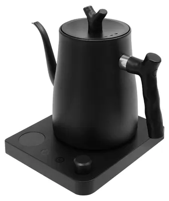 Produktbild von Elektrischer Wasserkocher, einstellbare Temperatur, Edelstahl-Design, schwarz
