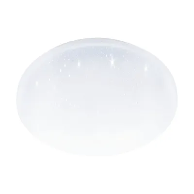 Produktbild von EGLO LED Deckenlampe Pogliola-S, Ø 31 cm, Kristall Deckenleuchte, Badleuchte Decke, Badezimmer Lampe Sternenhimmel, neutralweiß, IP44