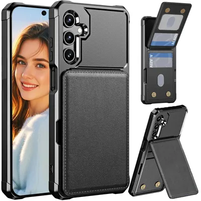 Productafbeelding van Wallet Case voor Galaxy A56 / A36 met Kaarthouder en Schokbescherming