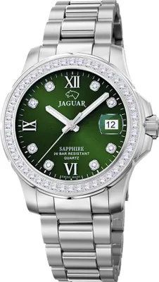 Immagine prodotto di Jaguar orologio analogico da donna Cosmopolitan orologio da polso in acciaio inossidabile argento UJ892/5