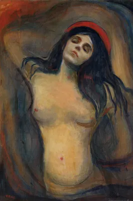 Obrázok produktu pre Edvard Munch Art Print Obraz - Madona, 1894-1895 (120 x 80 cm)